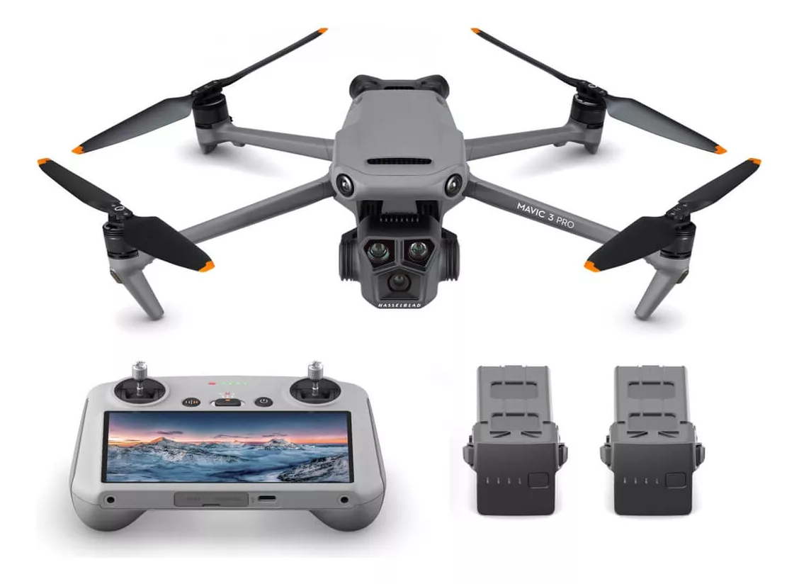 Drone DJI Mavic 3 Pro Fly More Combo con dual cámara 4K gris 5GHz 3 baterías - Image 4